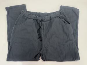 Damart Womens Trouser Pants Plus Size 18/20 Charcoal Gray Micro Fleece NWTs